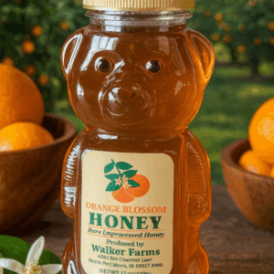 Orange Blossom Raw Honey  12 oz